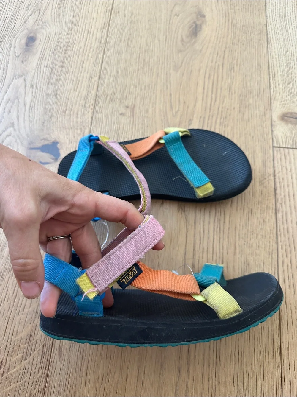 Teva Original Universal Children  Multicolor Strappy Outdoor Sandals 3 kids